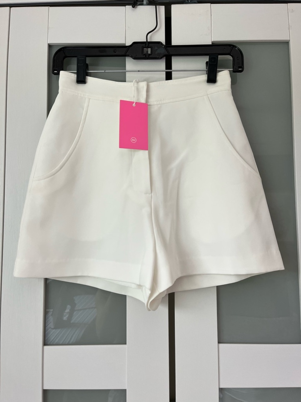 Amanda Uprichard Reeves Short in Ivory